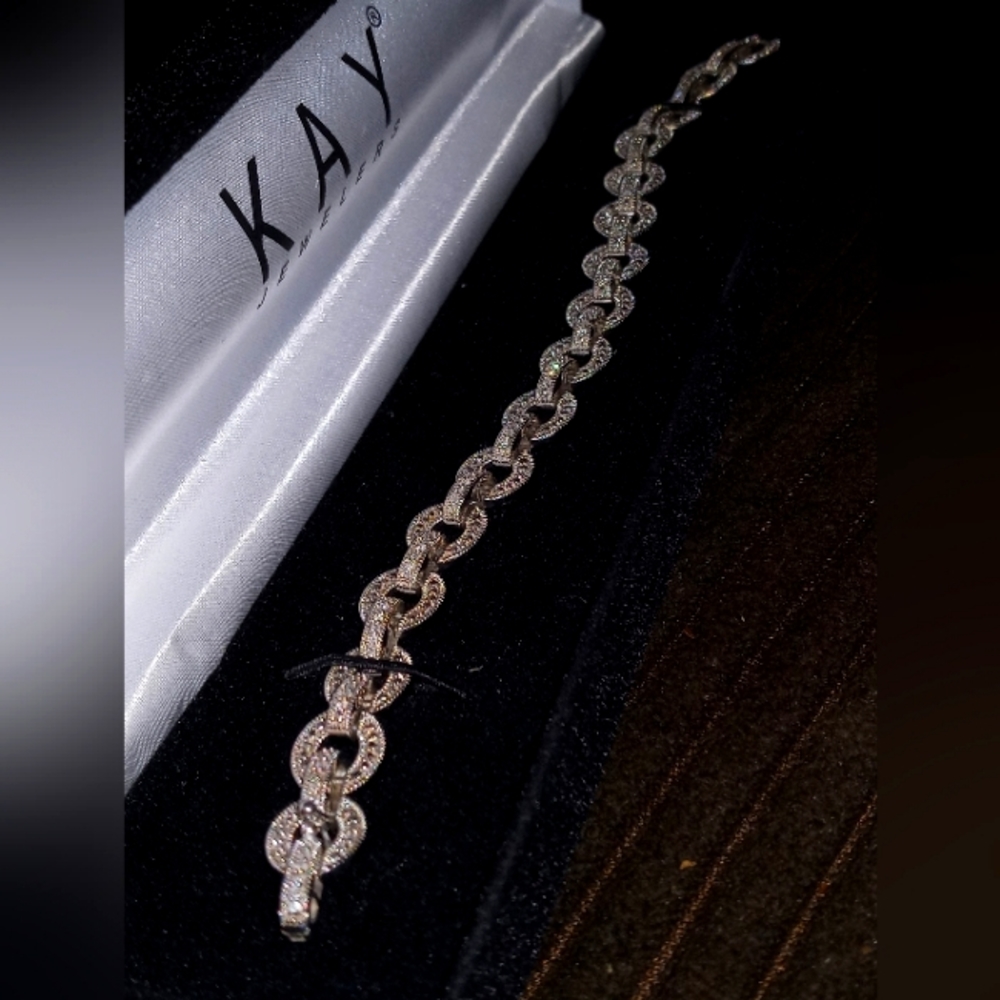 1/2 Carat Circle Bar link Bracelet from kays